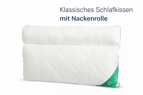 Schlafkissen mit nackenrolle - mit,
