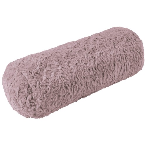 Nackenrolle rosa kunstfell - -,